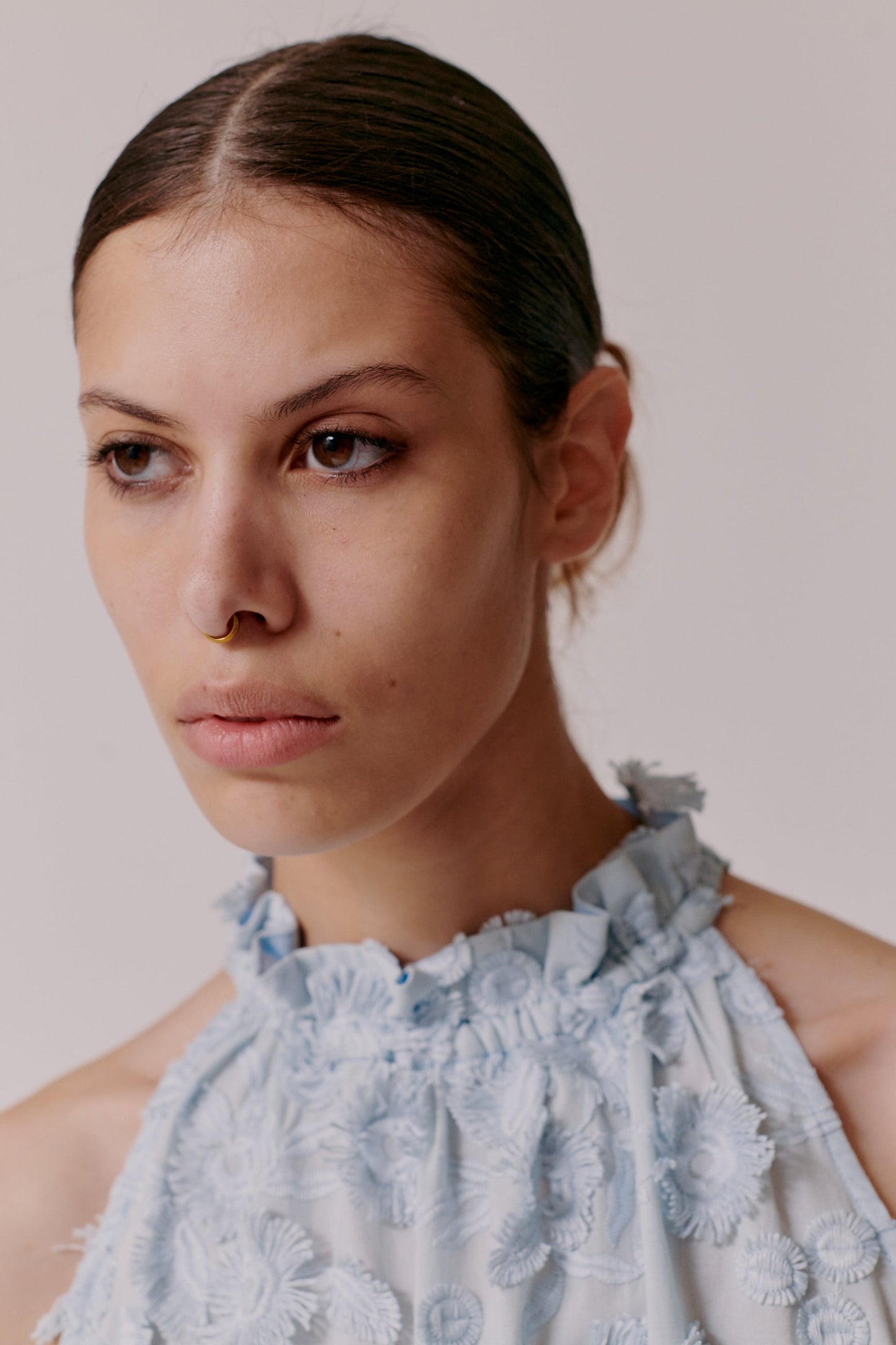 Iliana Top- AQUAMARINE BLUE