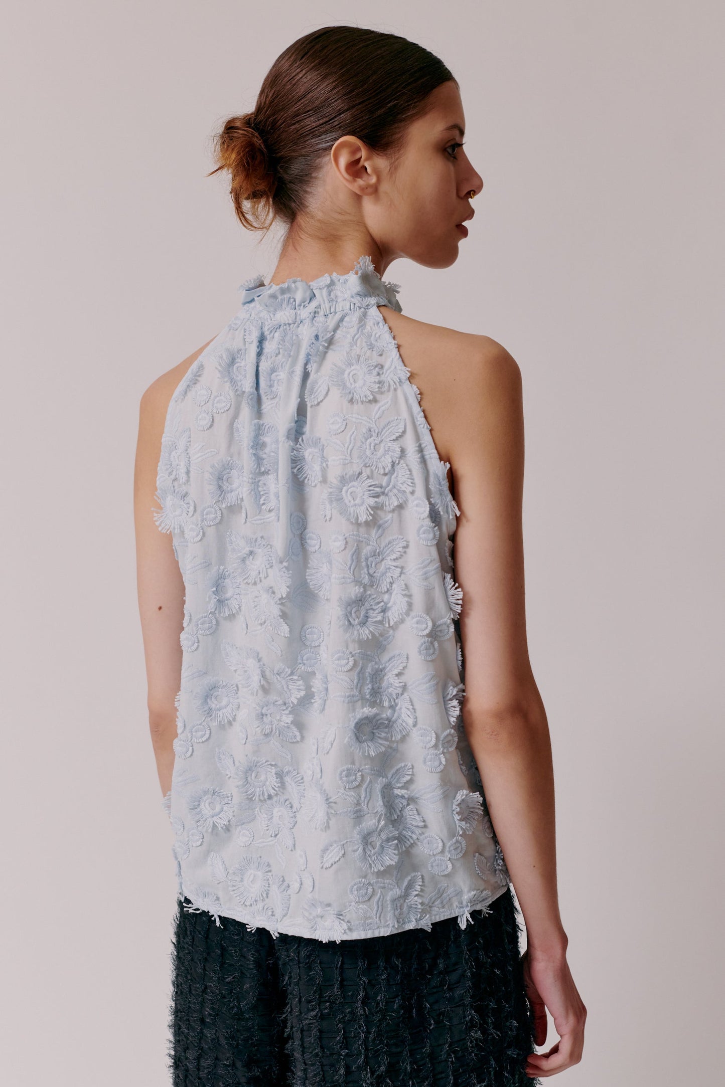 Iliana Top- AQUAMARINE BLUE