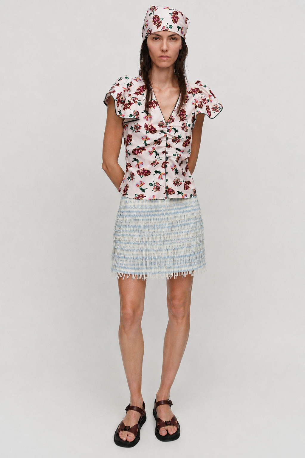 Rachelle Skirt Sky Blue