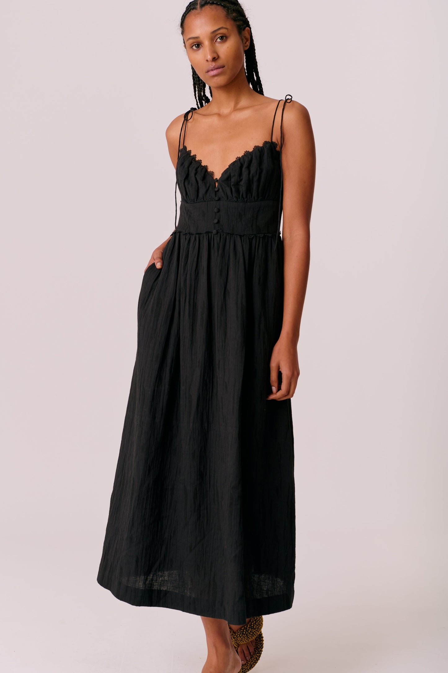 EMBER LONG STRAP DRESS