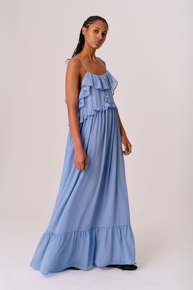 Cecily Dress - Lavender Blue