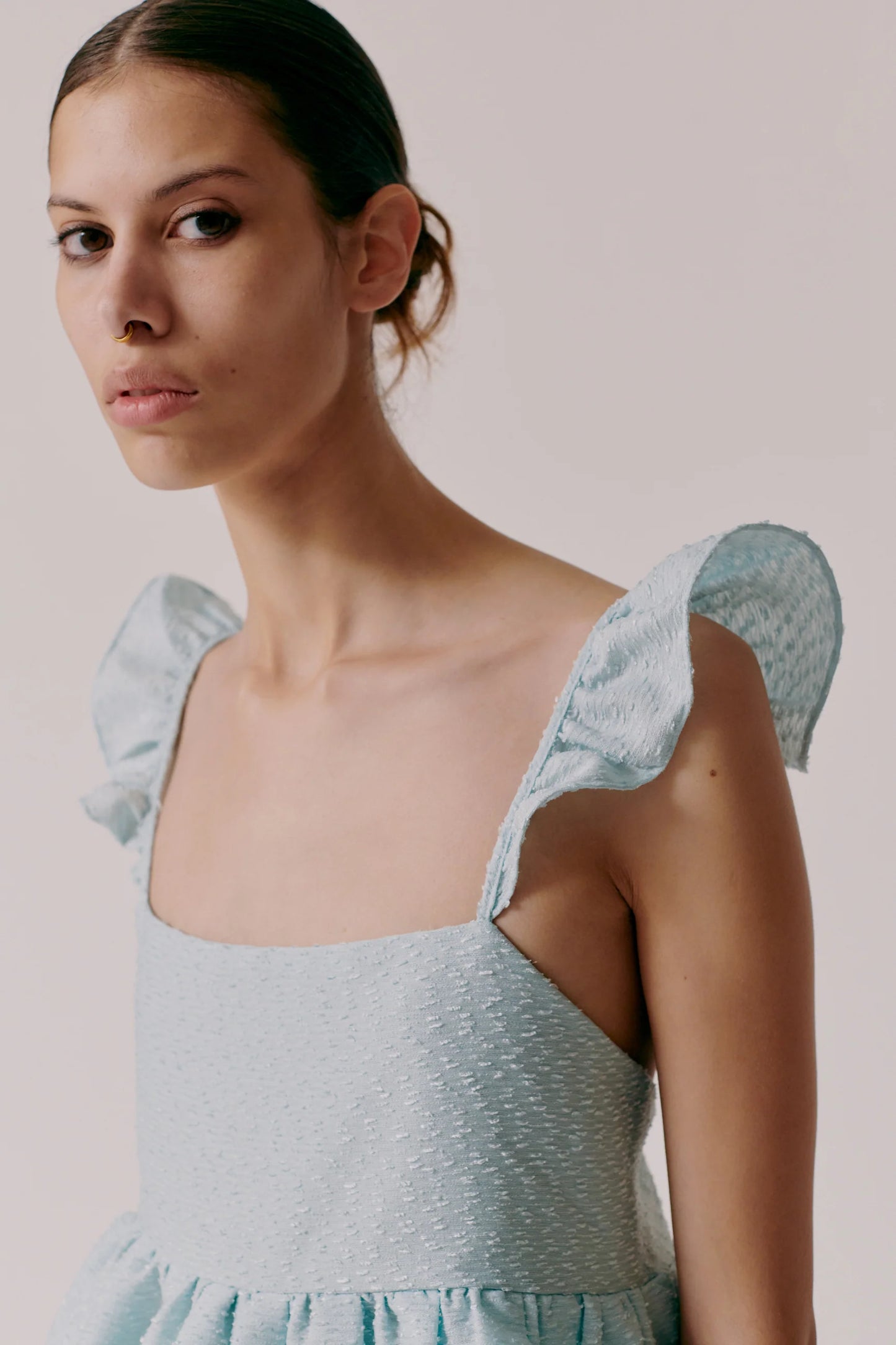 Issa Top - Aquamarine Blue