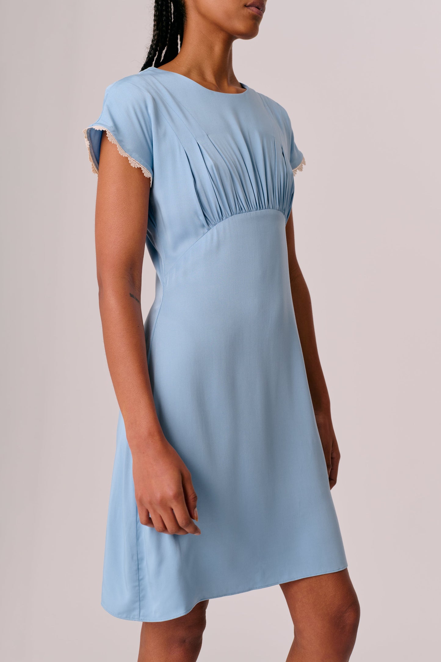 Calista Dress - Lavender Blue