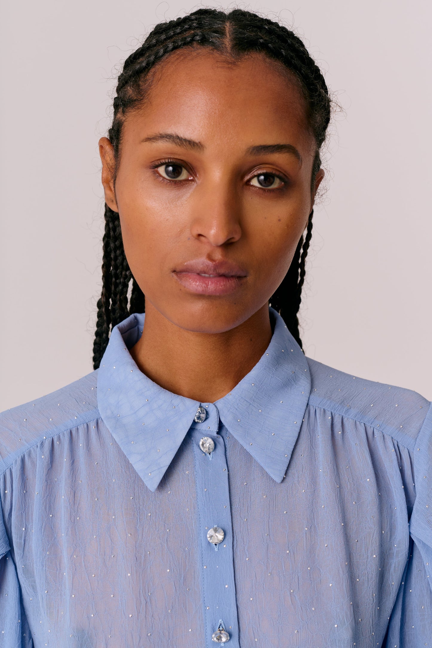 Noa Shirt - Lavender Blue