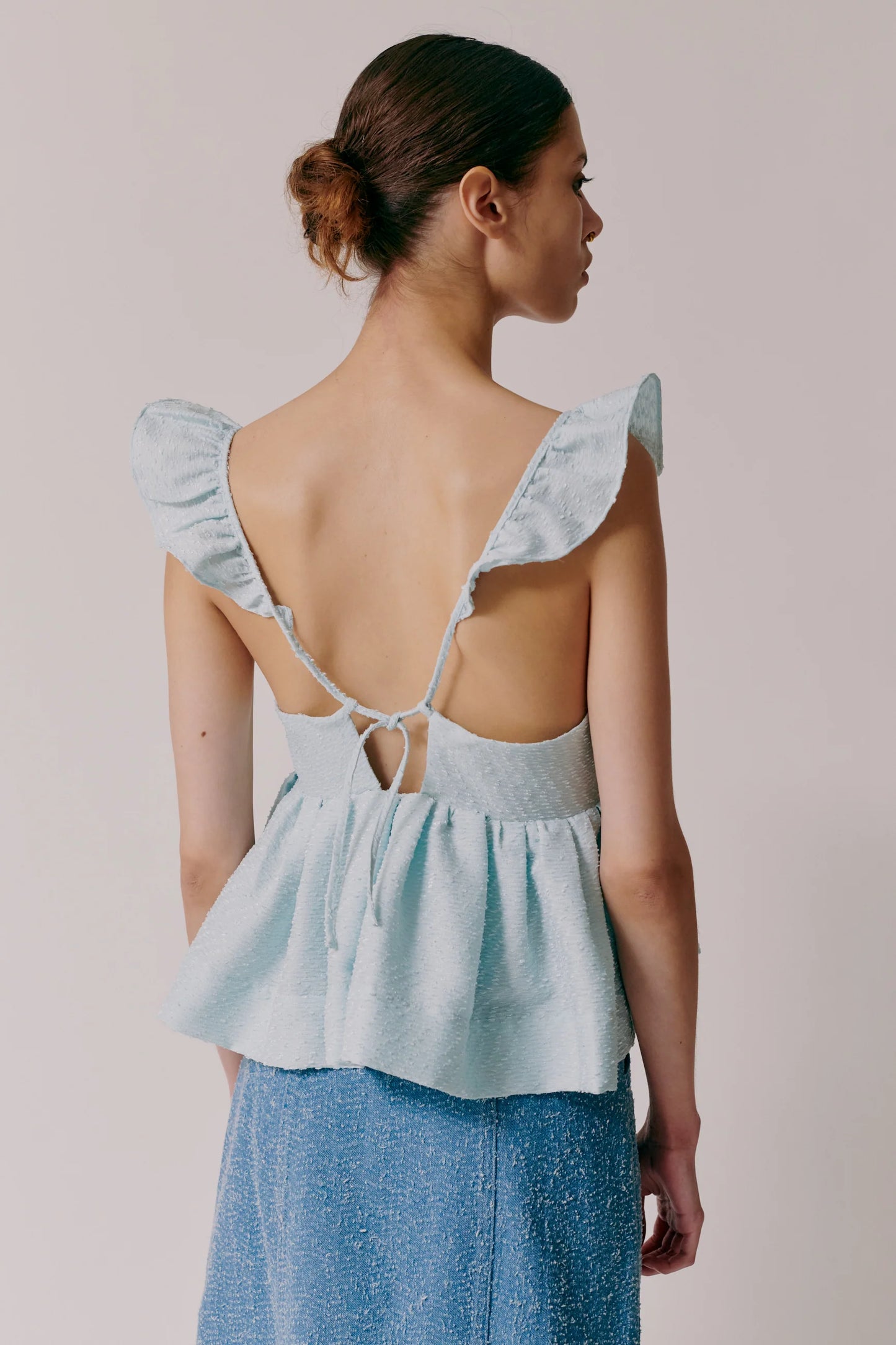 Issa Top - Aquamarine Blue