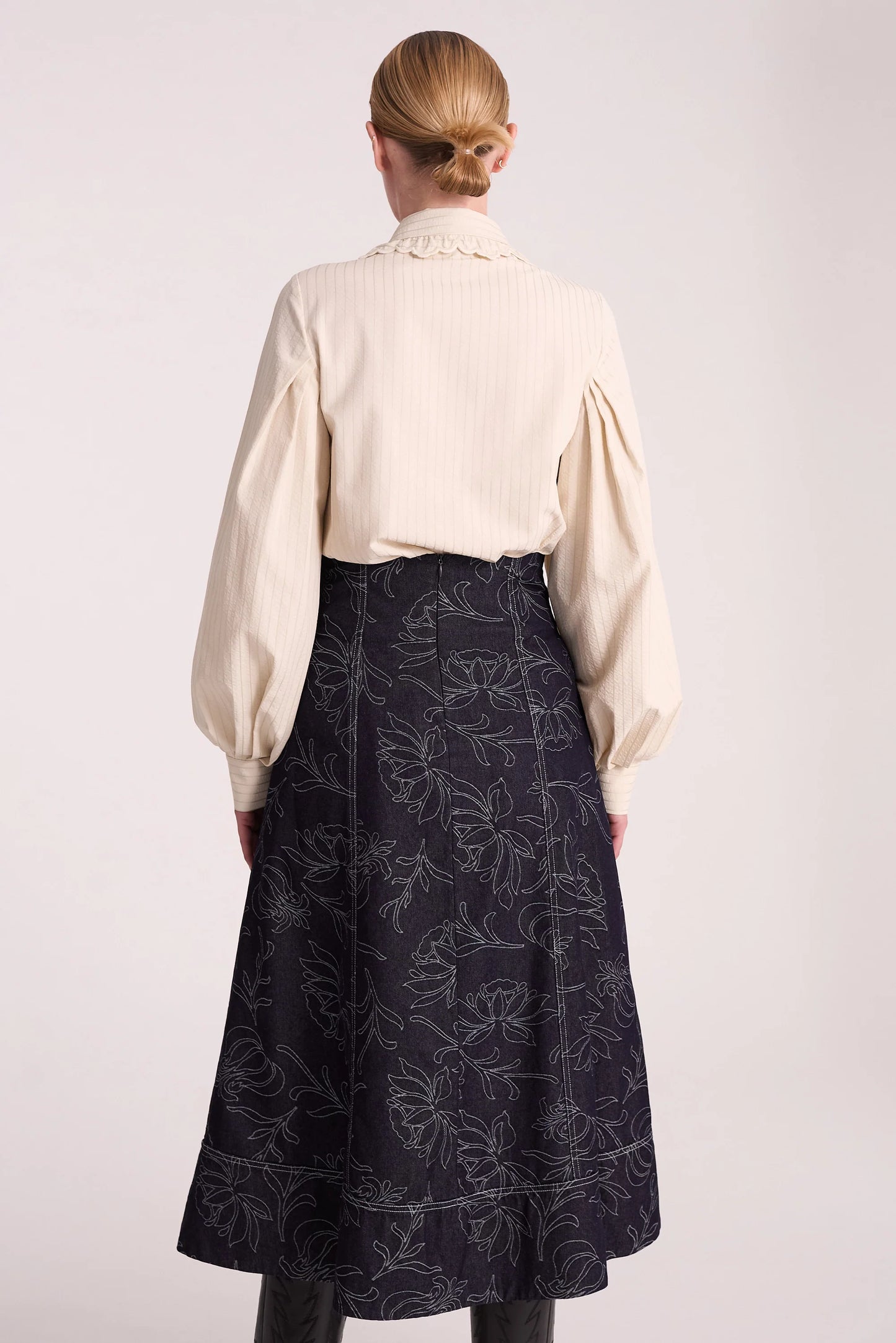 Hadley Skirt Dark Blue Denim