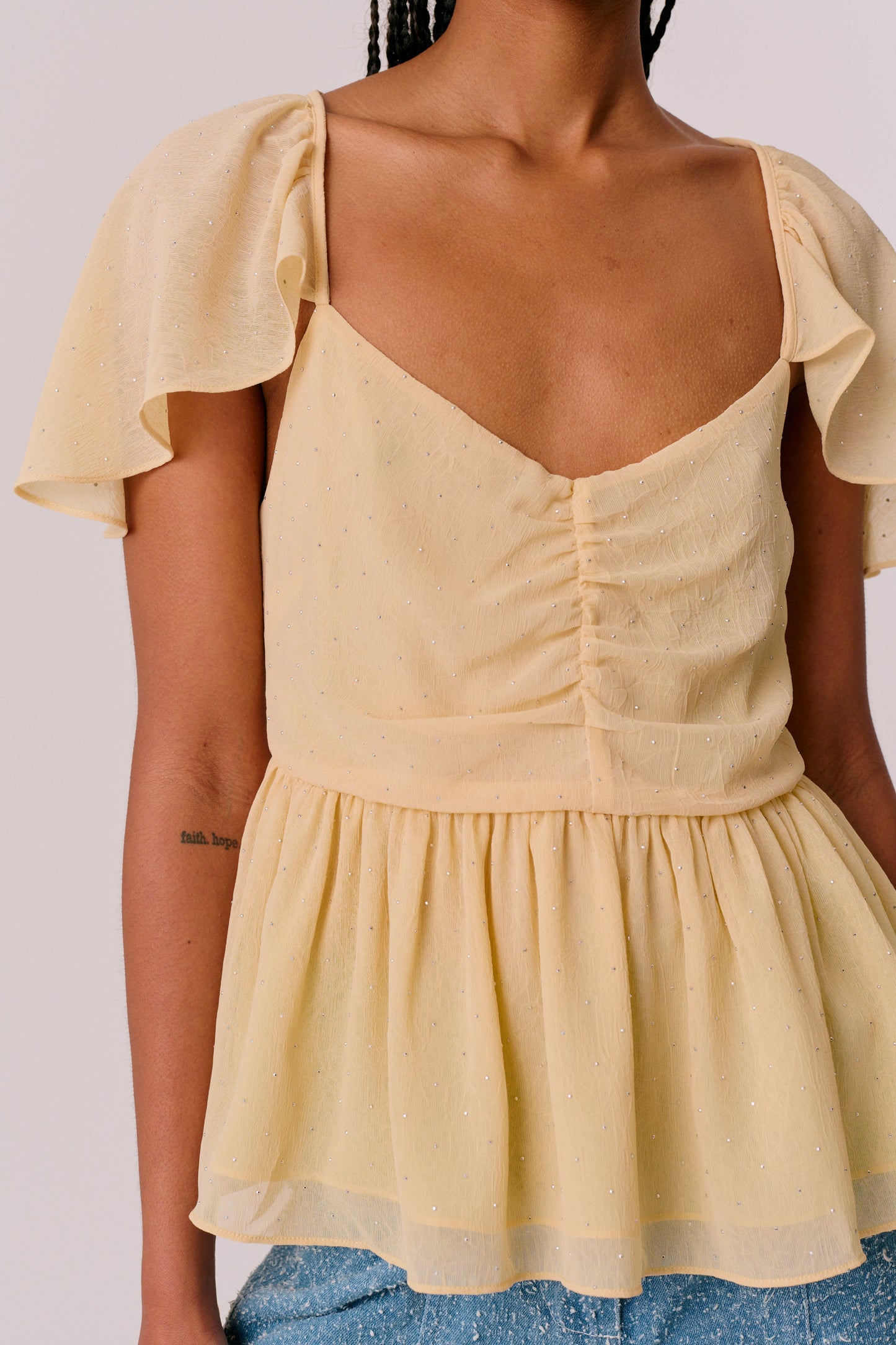 Alissa Top- Butter Cream