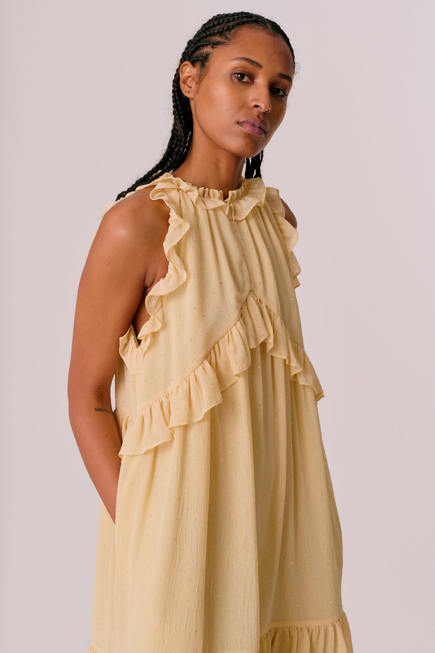 Sasha Dress - Butter Cream