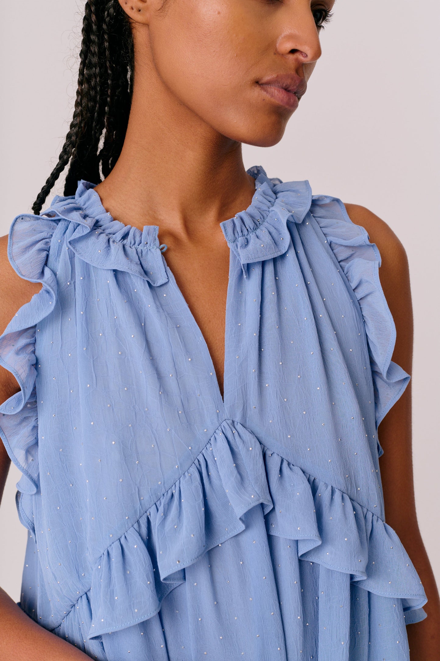 Sasha Dress - Lavender Blue