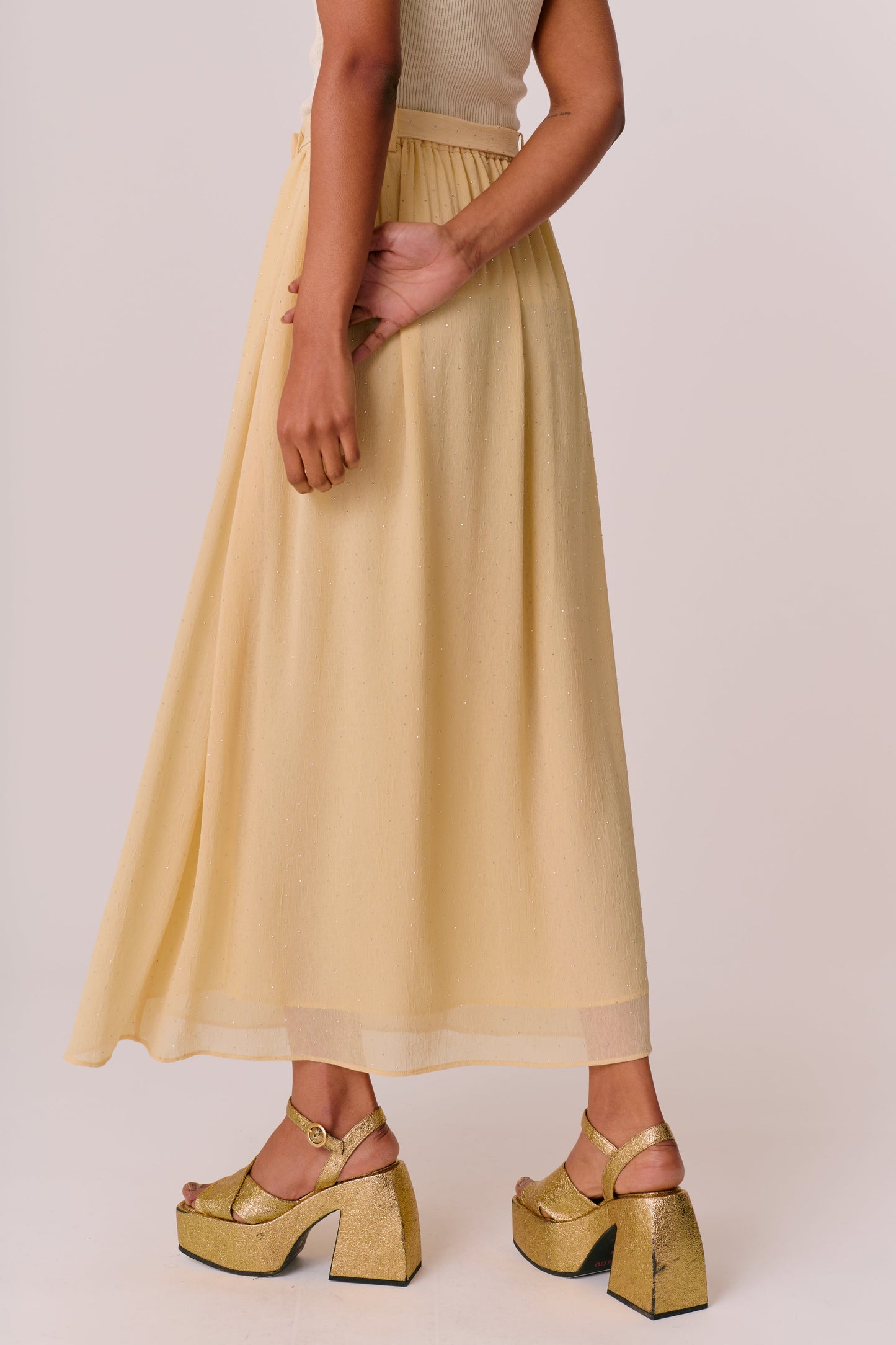 Claudia Skirt - Butter Cream