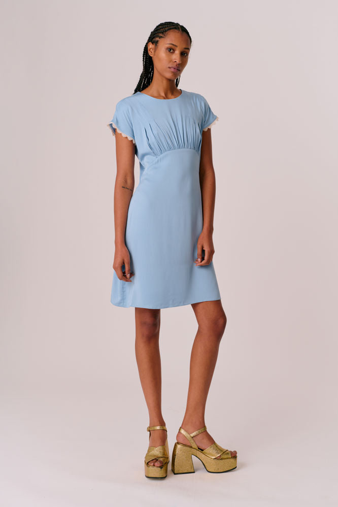 Calista Dress - Lavender Blue
