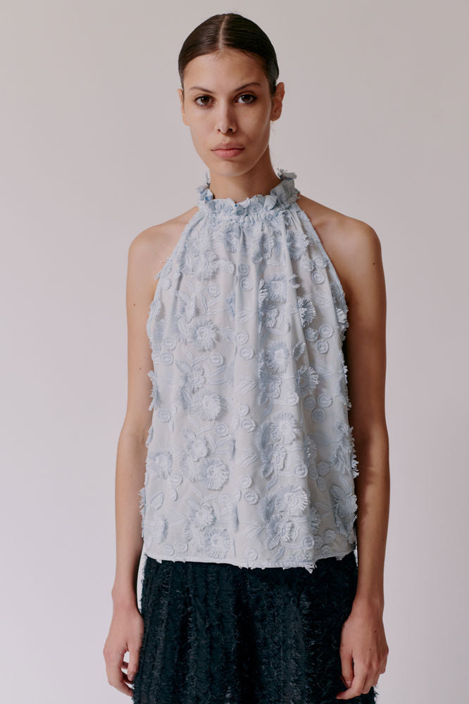 Iliana Top- AQUAMARINE BLUE