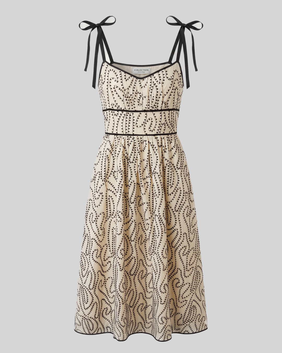Cora Strap Dress Creme