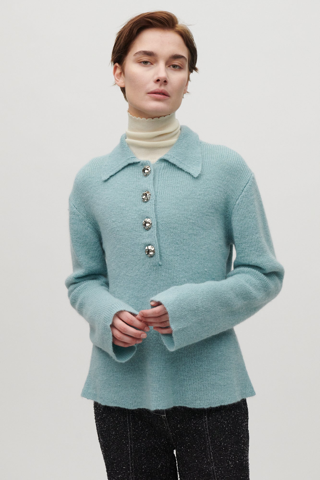 Greta Fuzzy Knit