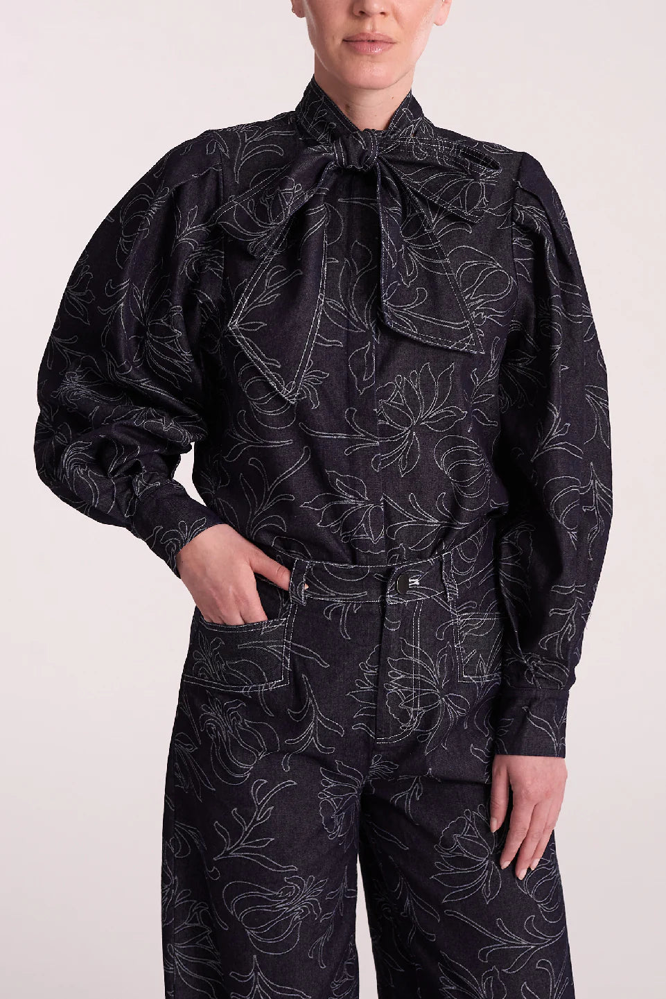 Carol Shirt - Dark Blue Denim