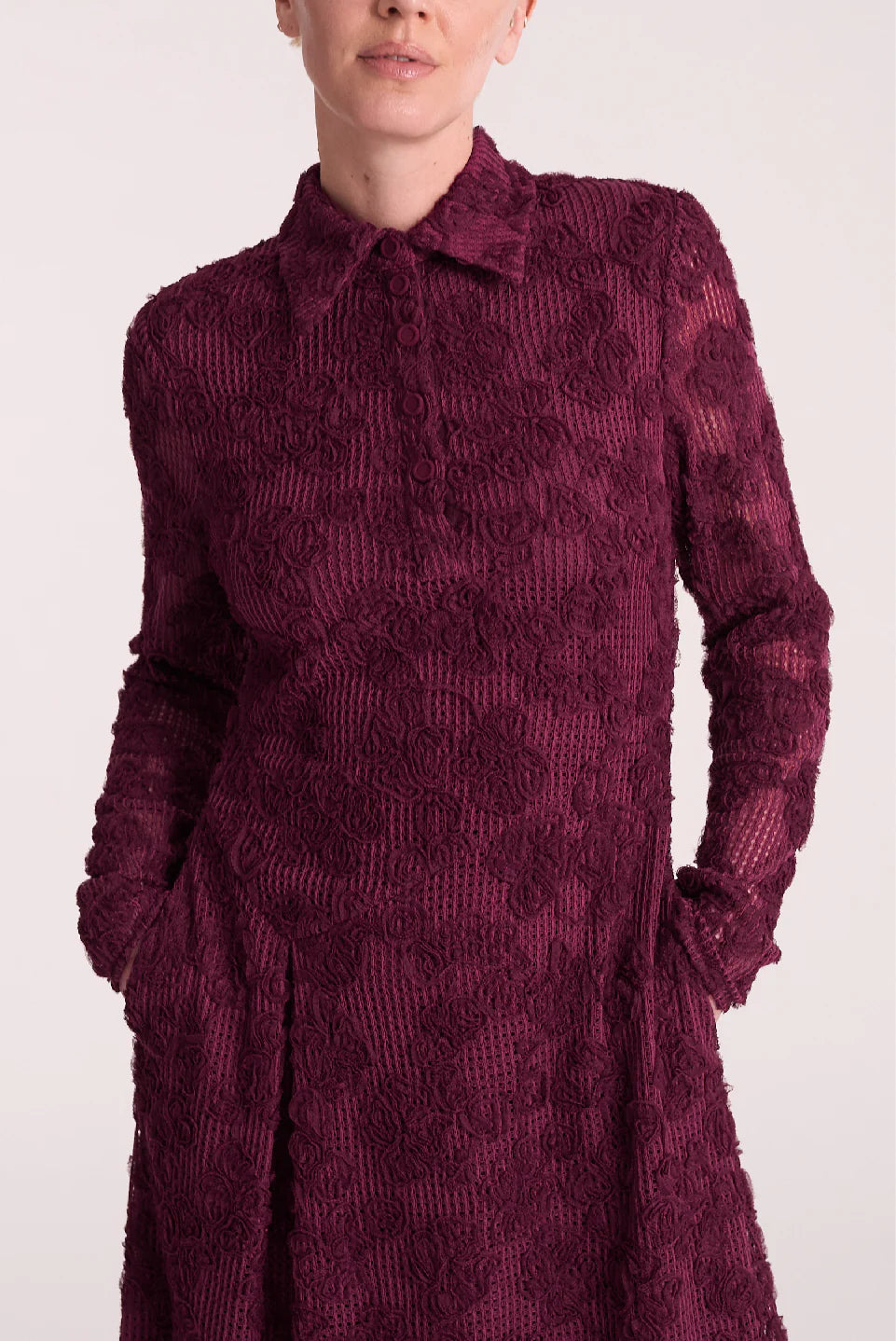 Leilani Dress - Burgundy