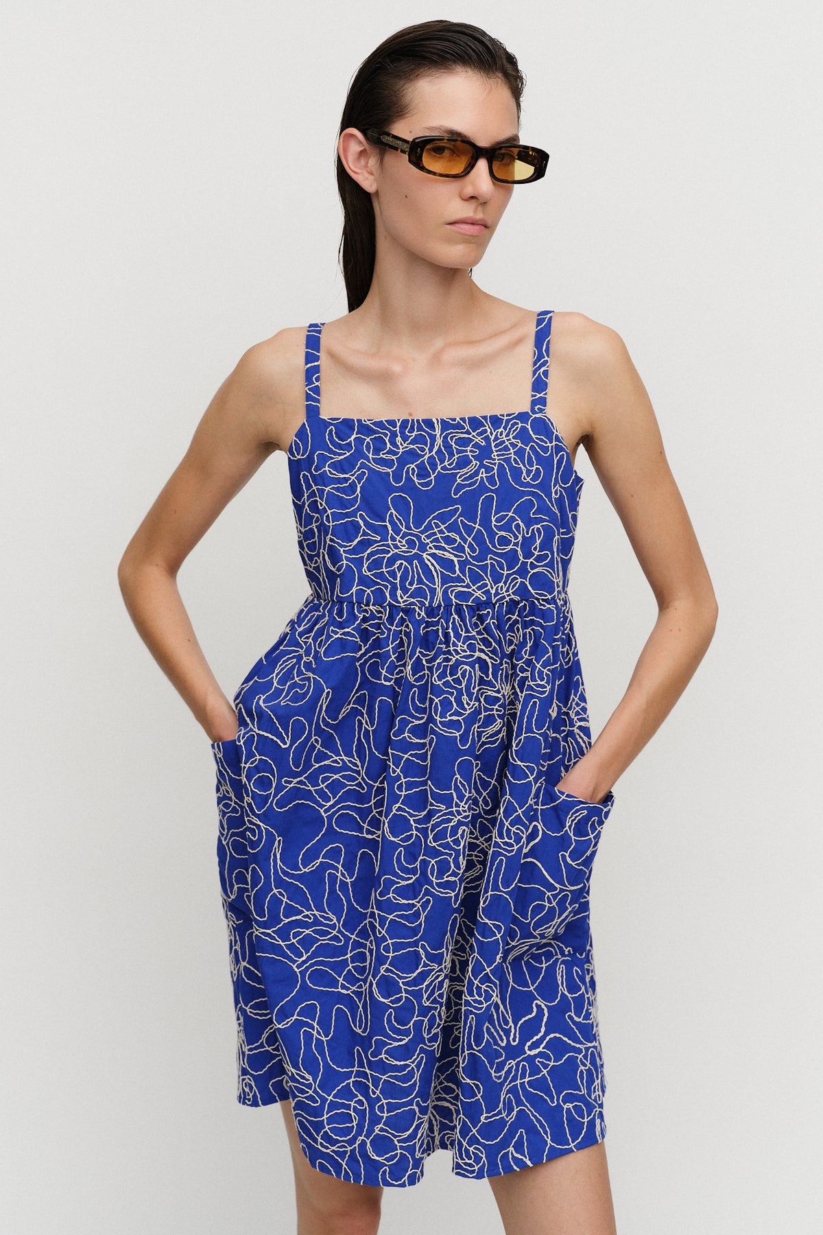 Alexa Dress Klein Blue