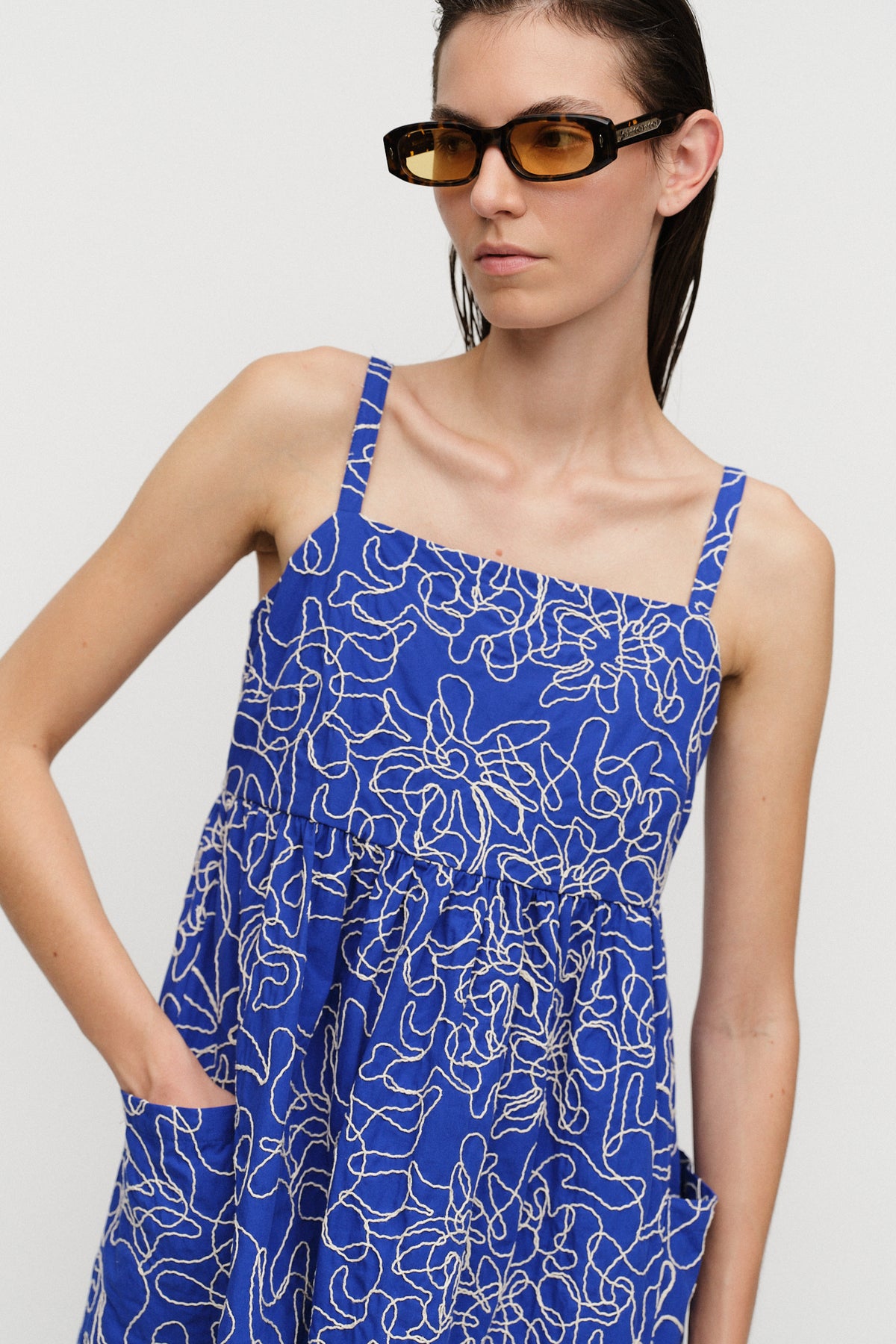 Alexa Dress Klein Blue