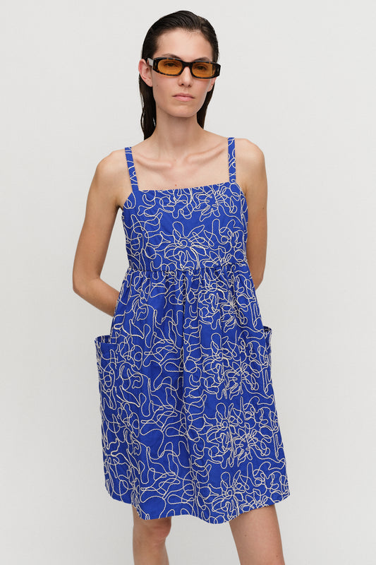 Alexa Dress Klein Blue