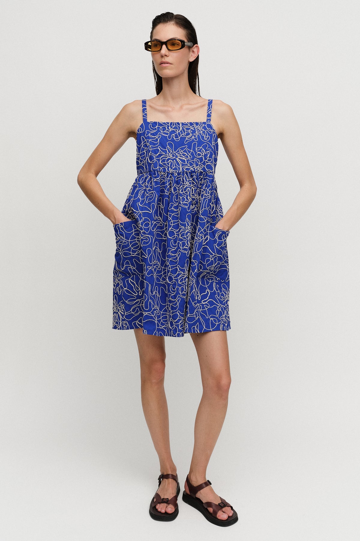 Alexa Dress Klein Blue