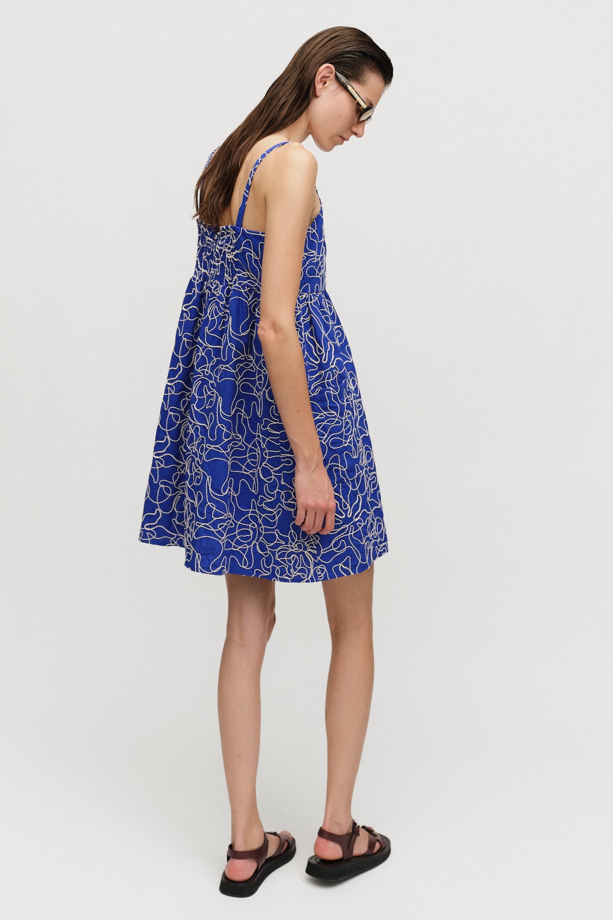 Alexa Dress Klein Blue