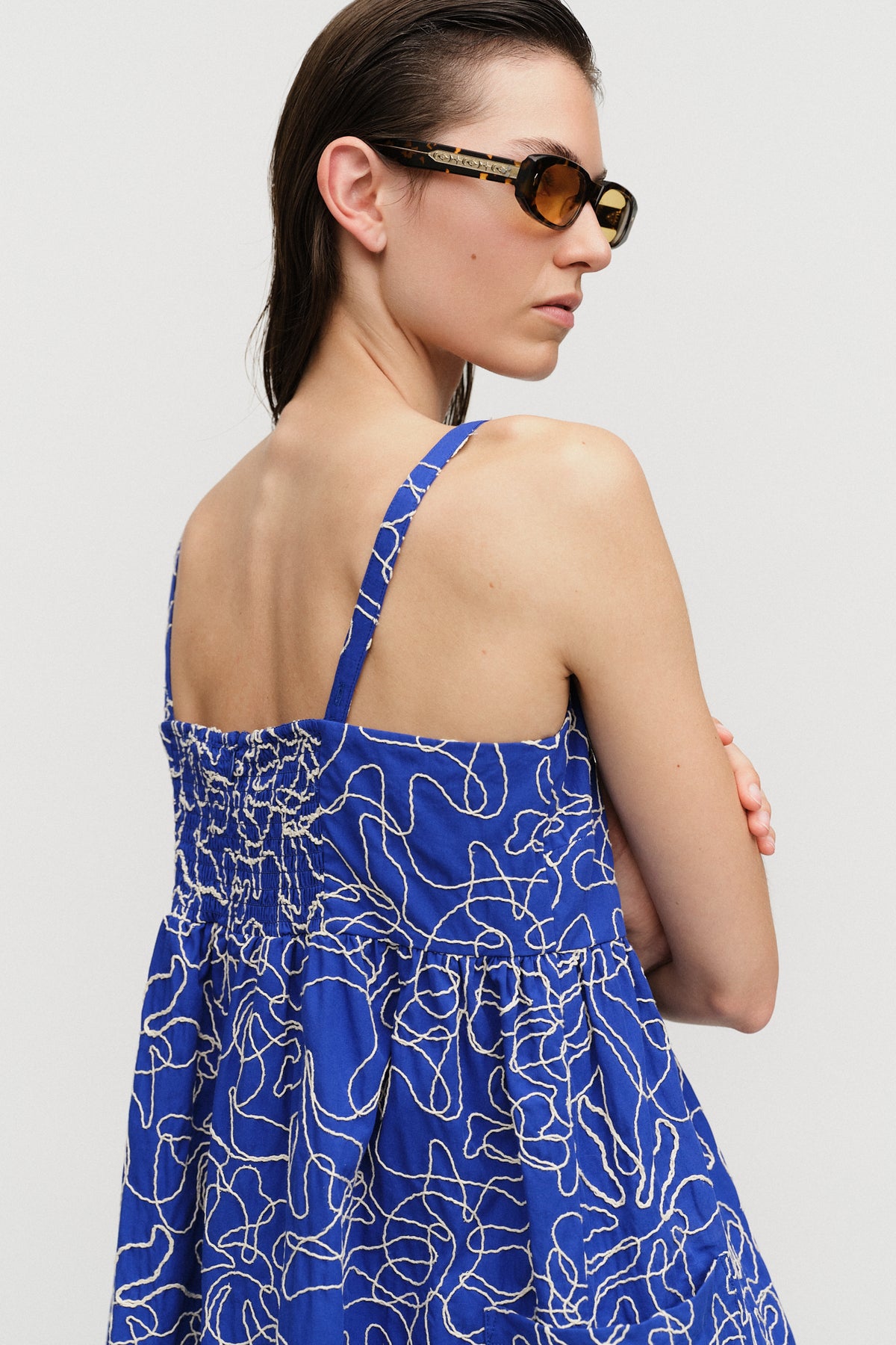 Alexa Dress Klein Blue