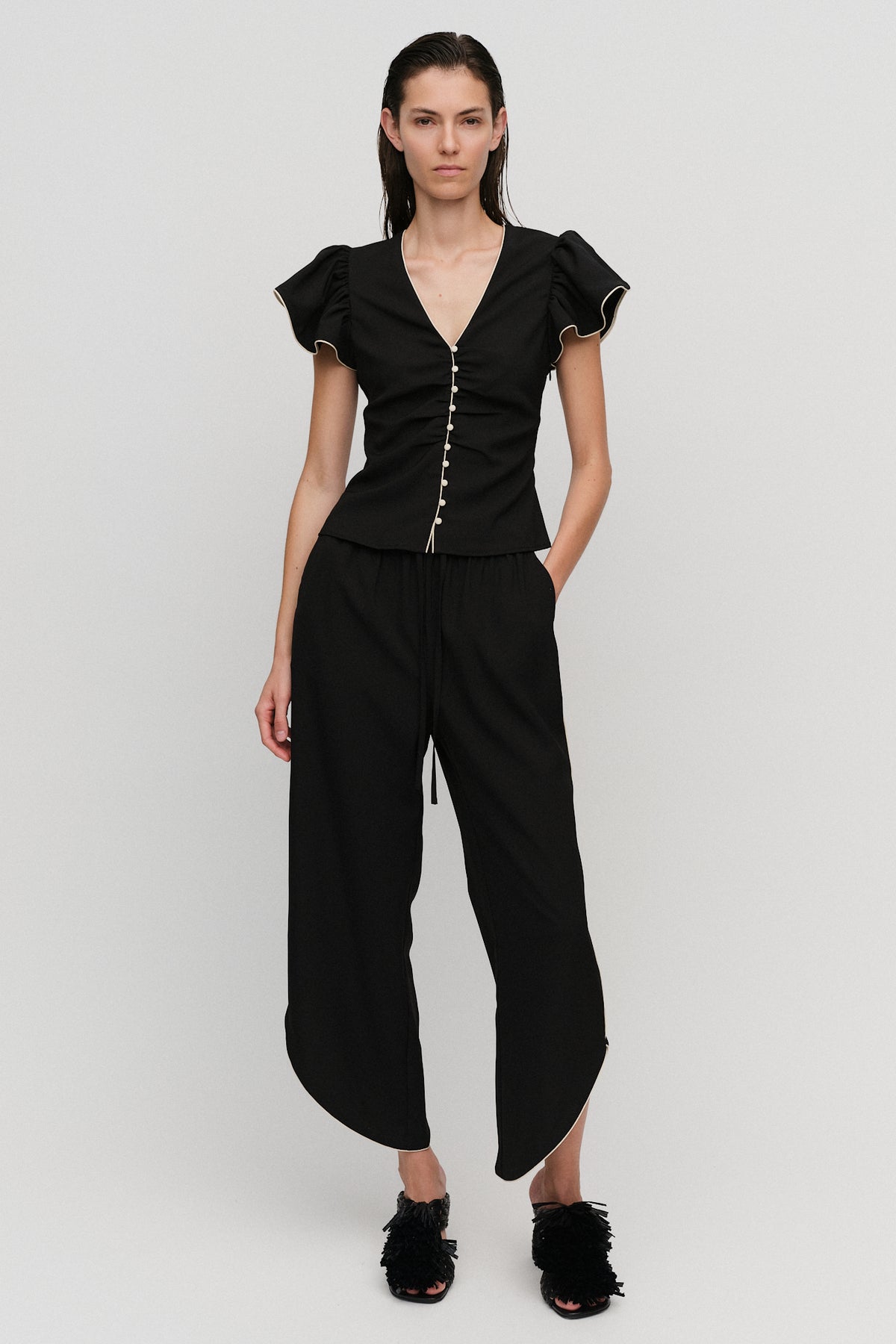 Cassia Top Black