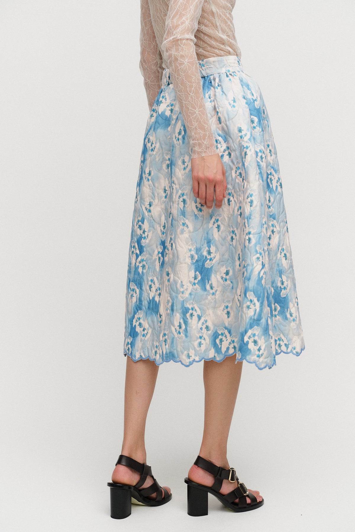 Charlotte Skirt Azure Blue