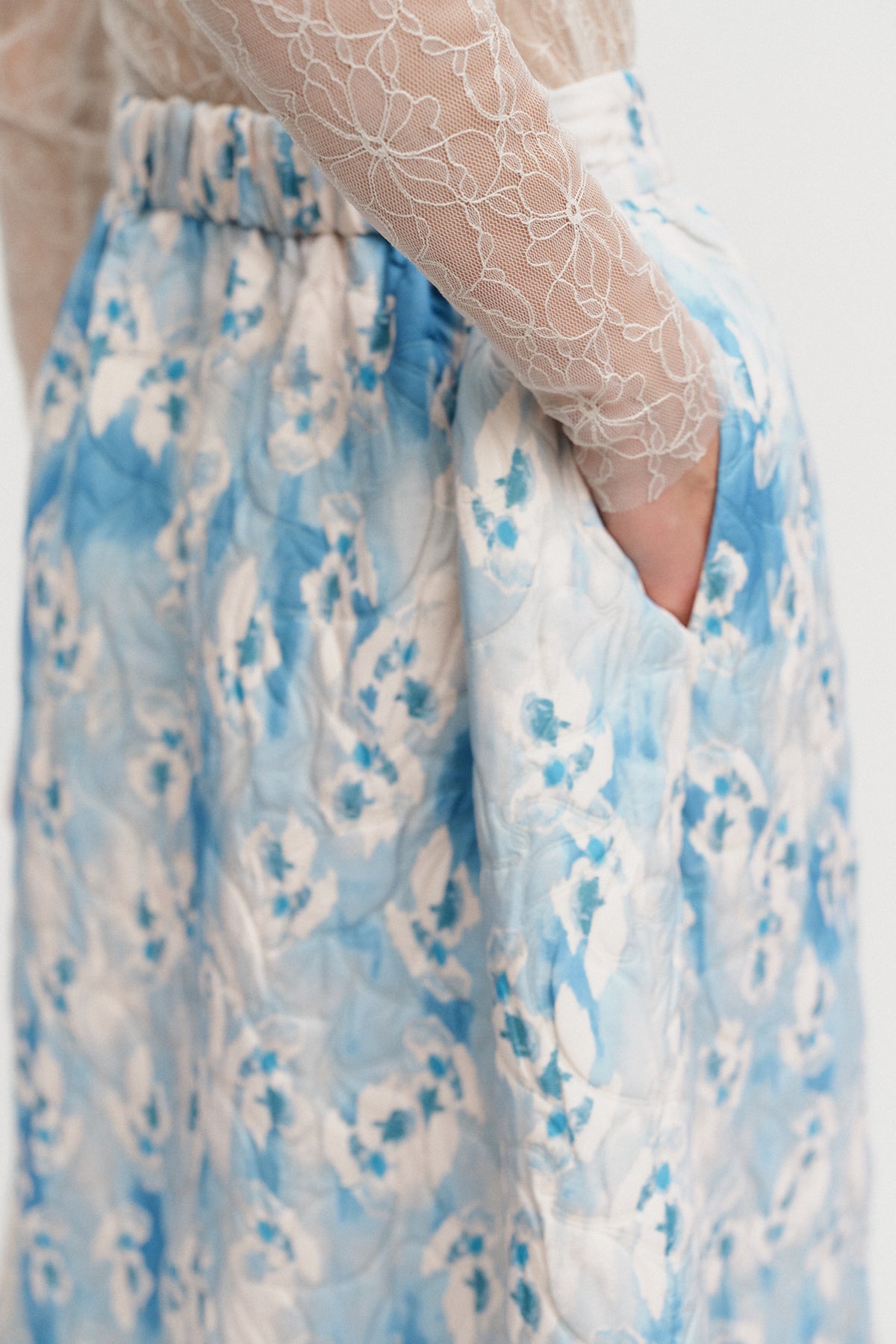 Charlotte Skirt Azure Blue