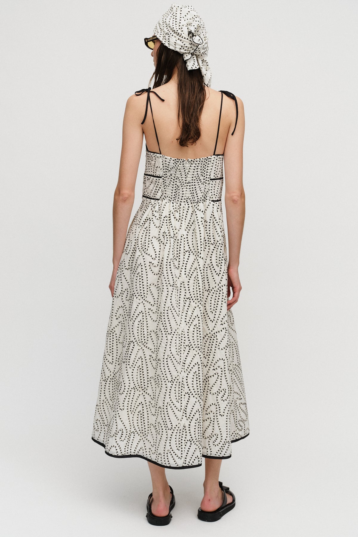 Cora Strap Dress Creme