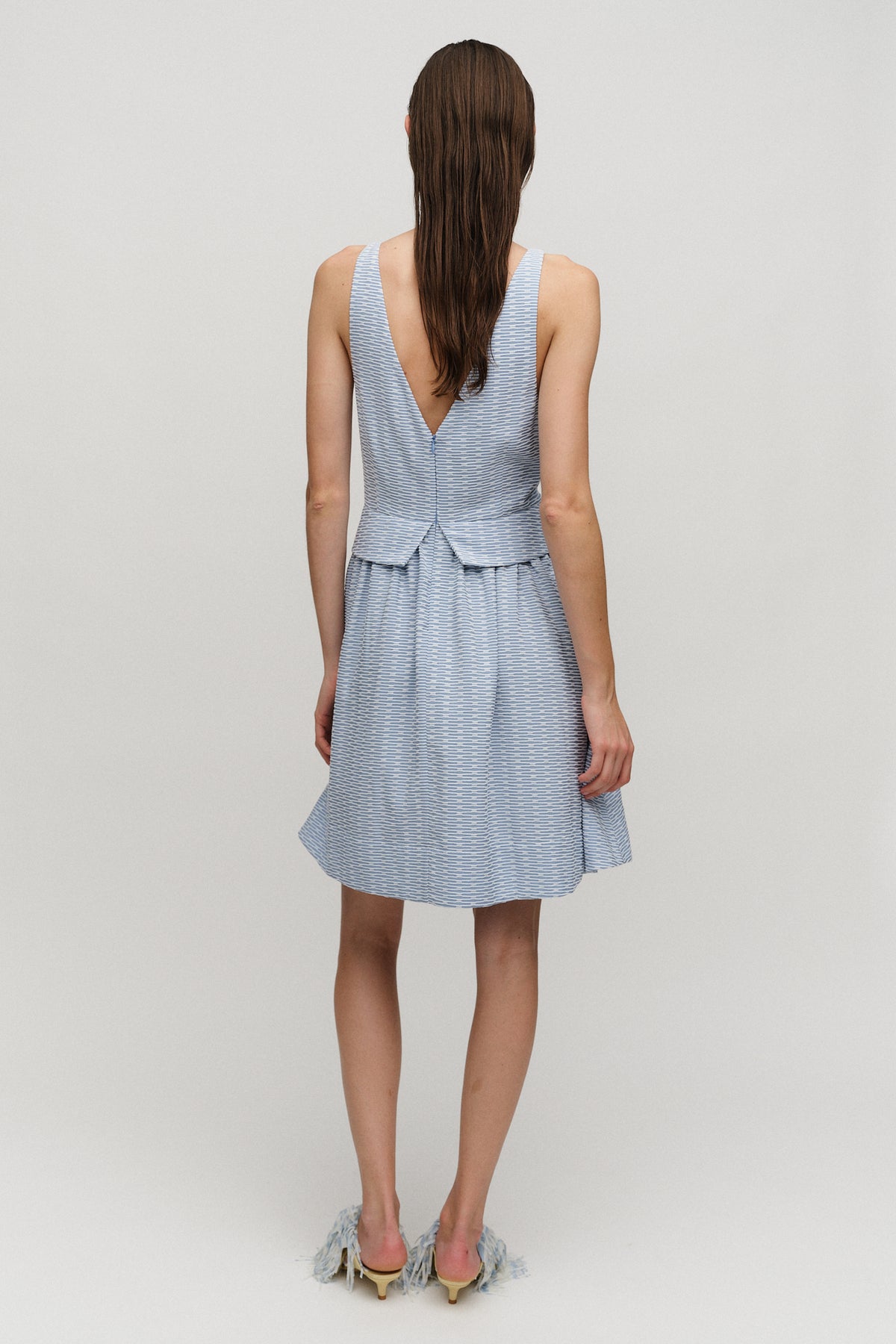 Evelyn Dress Azure Blue