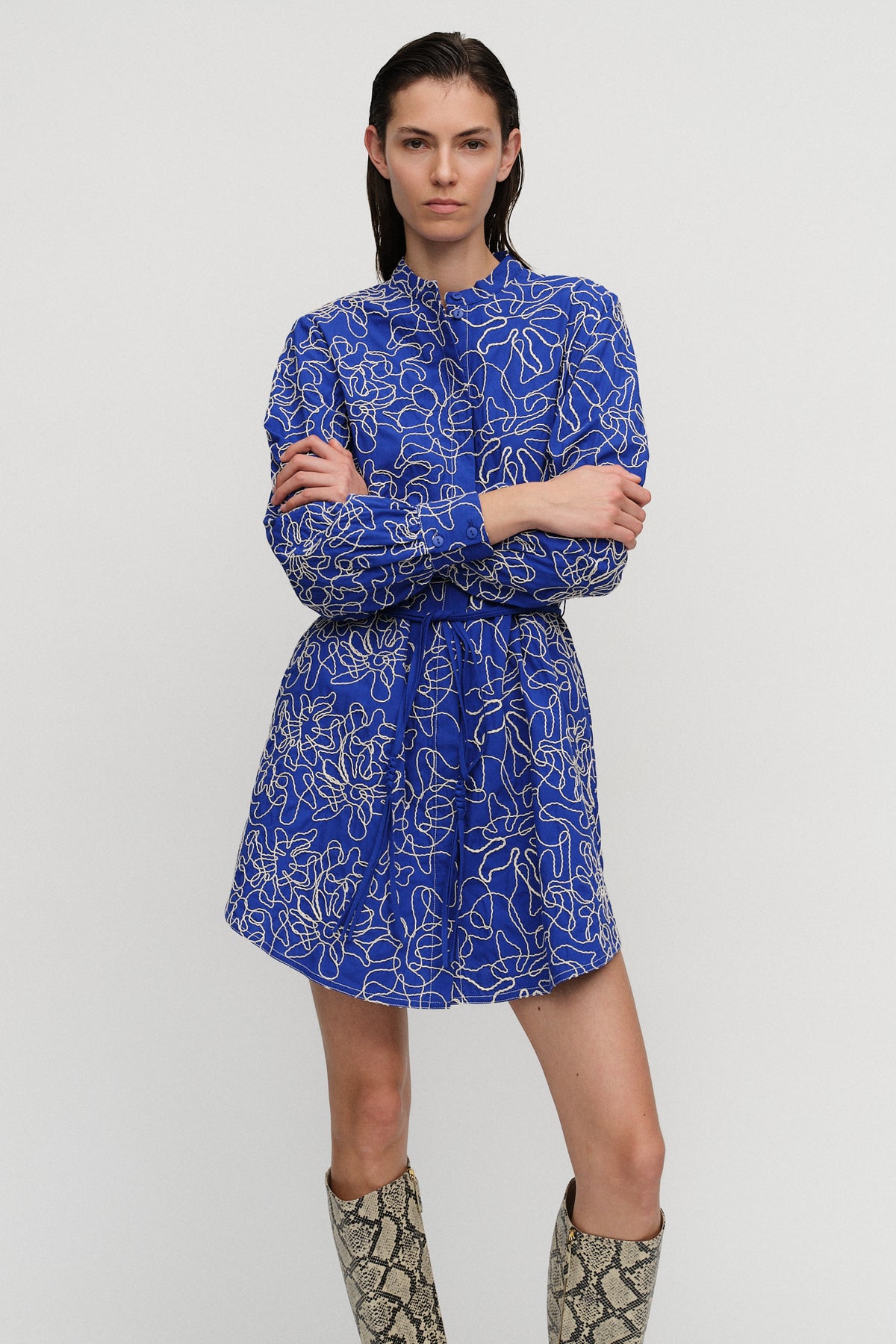 Krista Dress Klein Blue