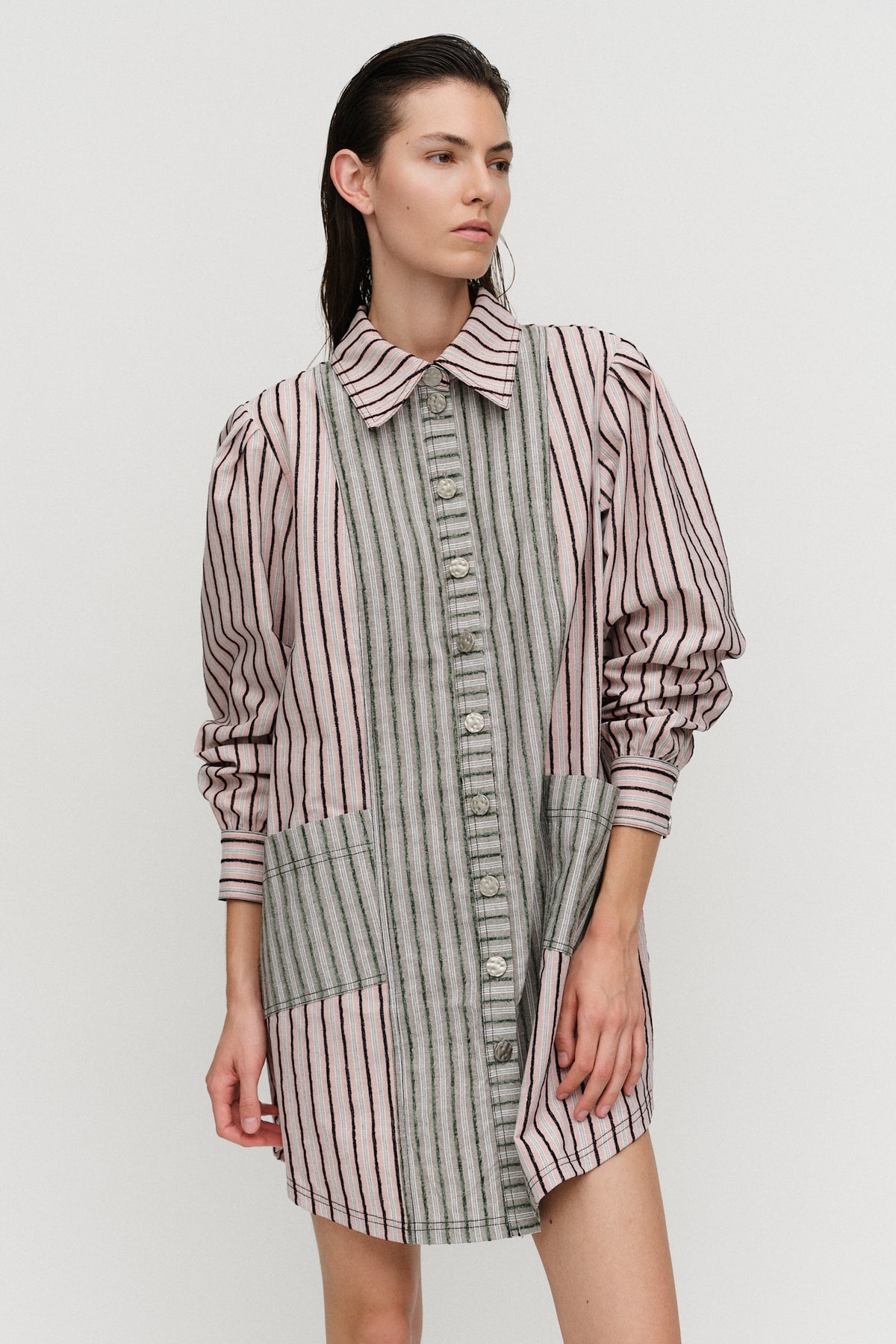 Kristena Shirt Dress Cloudy Pink