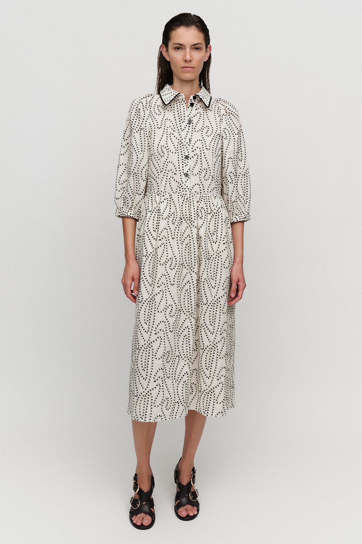 Laura Shirt Dress Creme