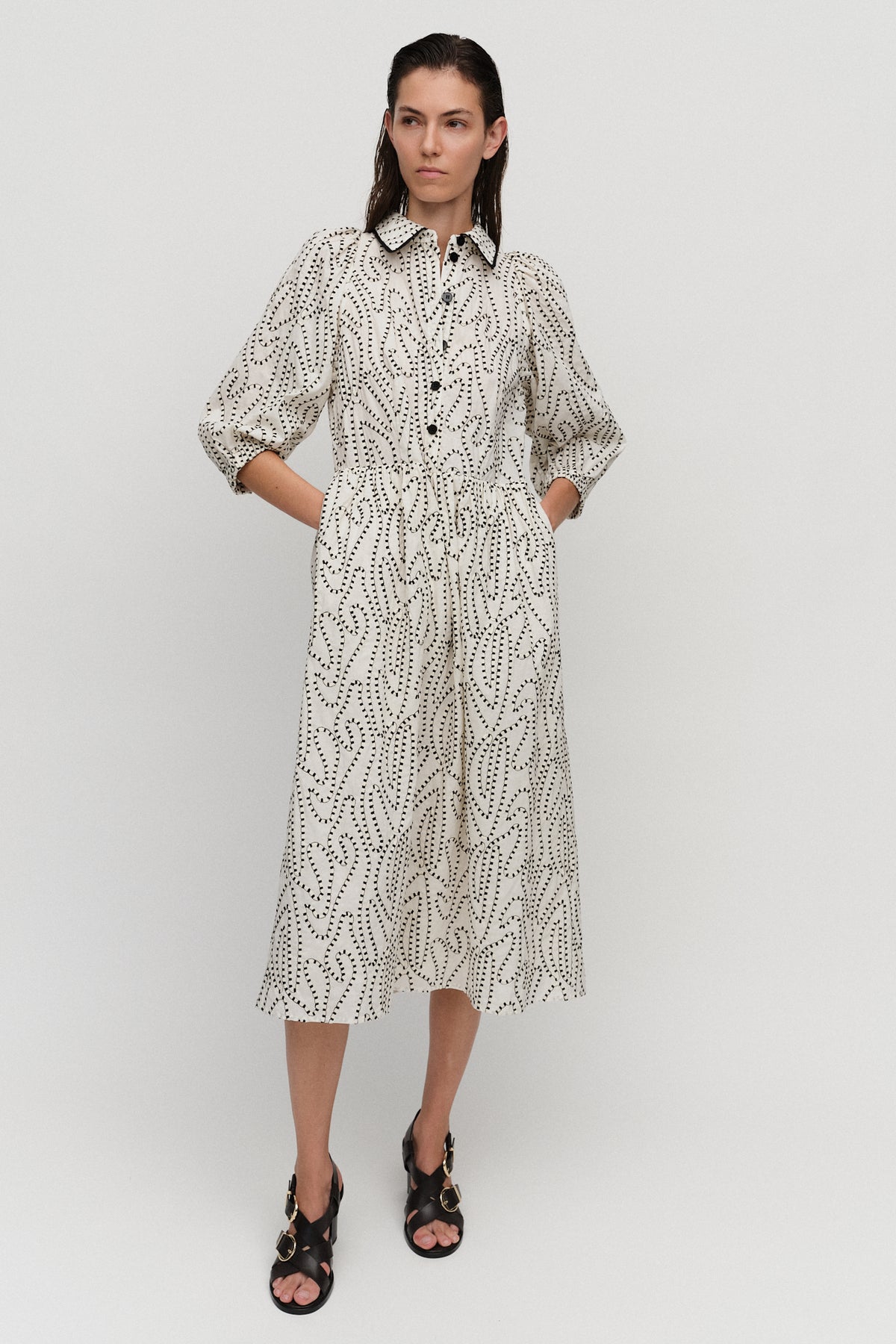 Laura Shirt Dress Creme