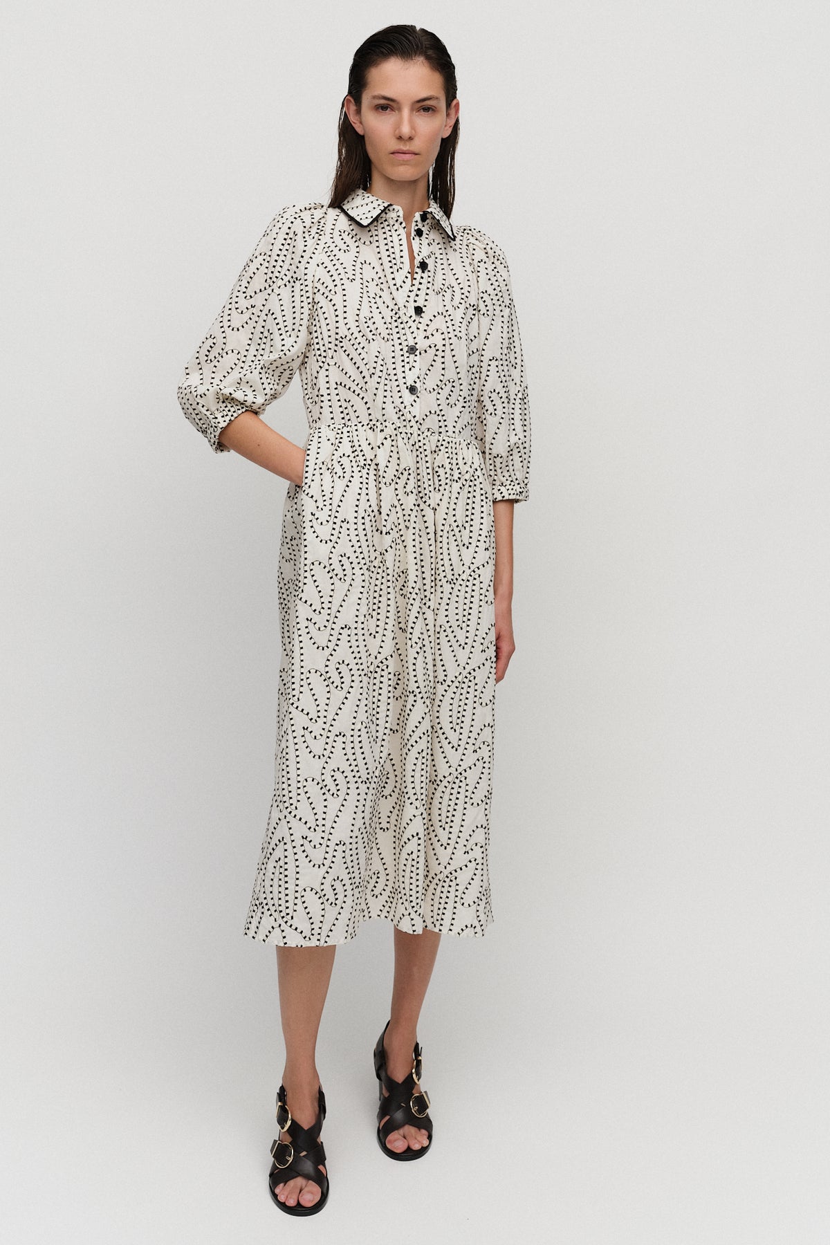 Laura Shirt Dress Creme
