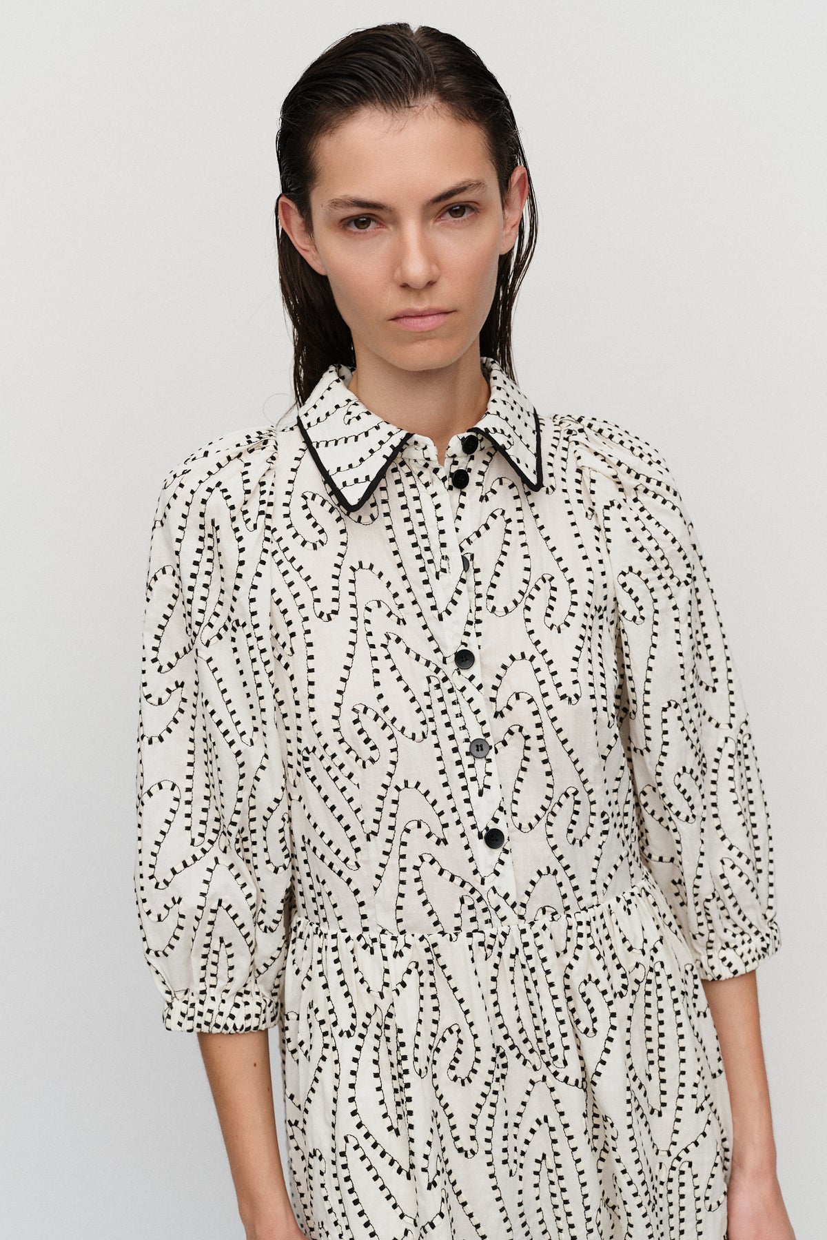 Laura Shirt Dress Creme