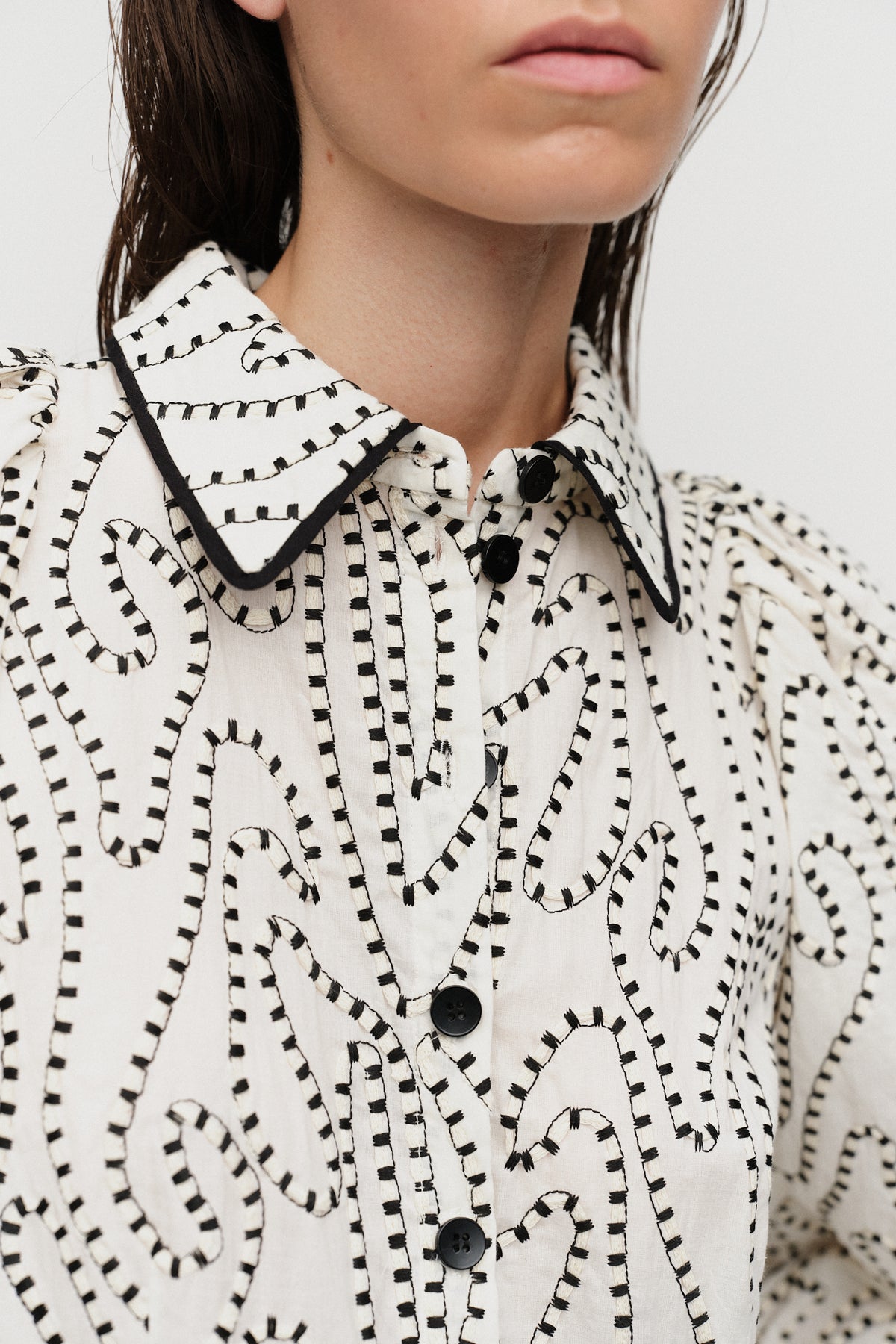 Laura Shirt Dress Creme