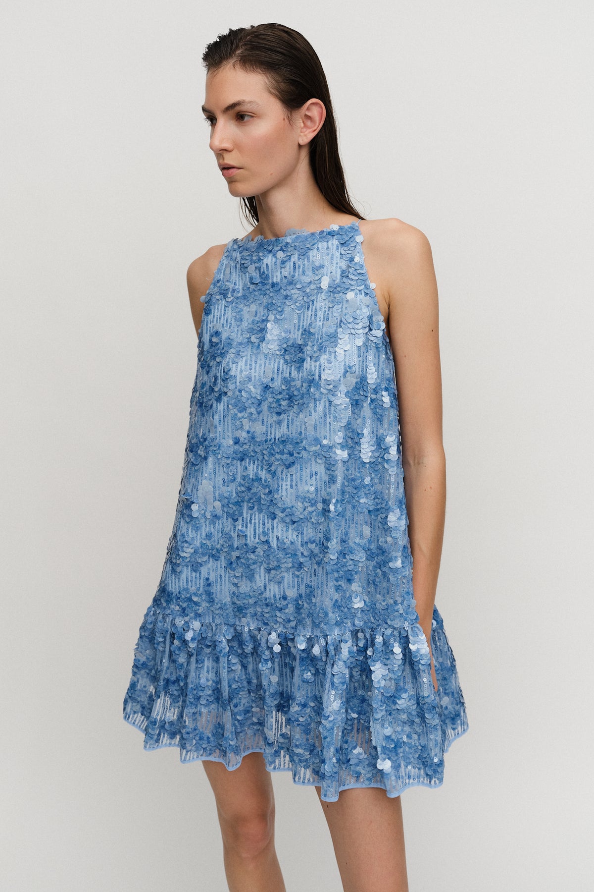 Marie Dress Azure Blue