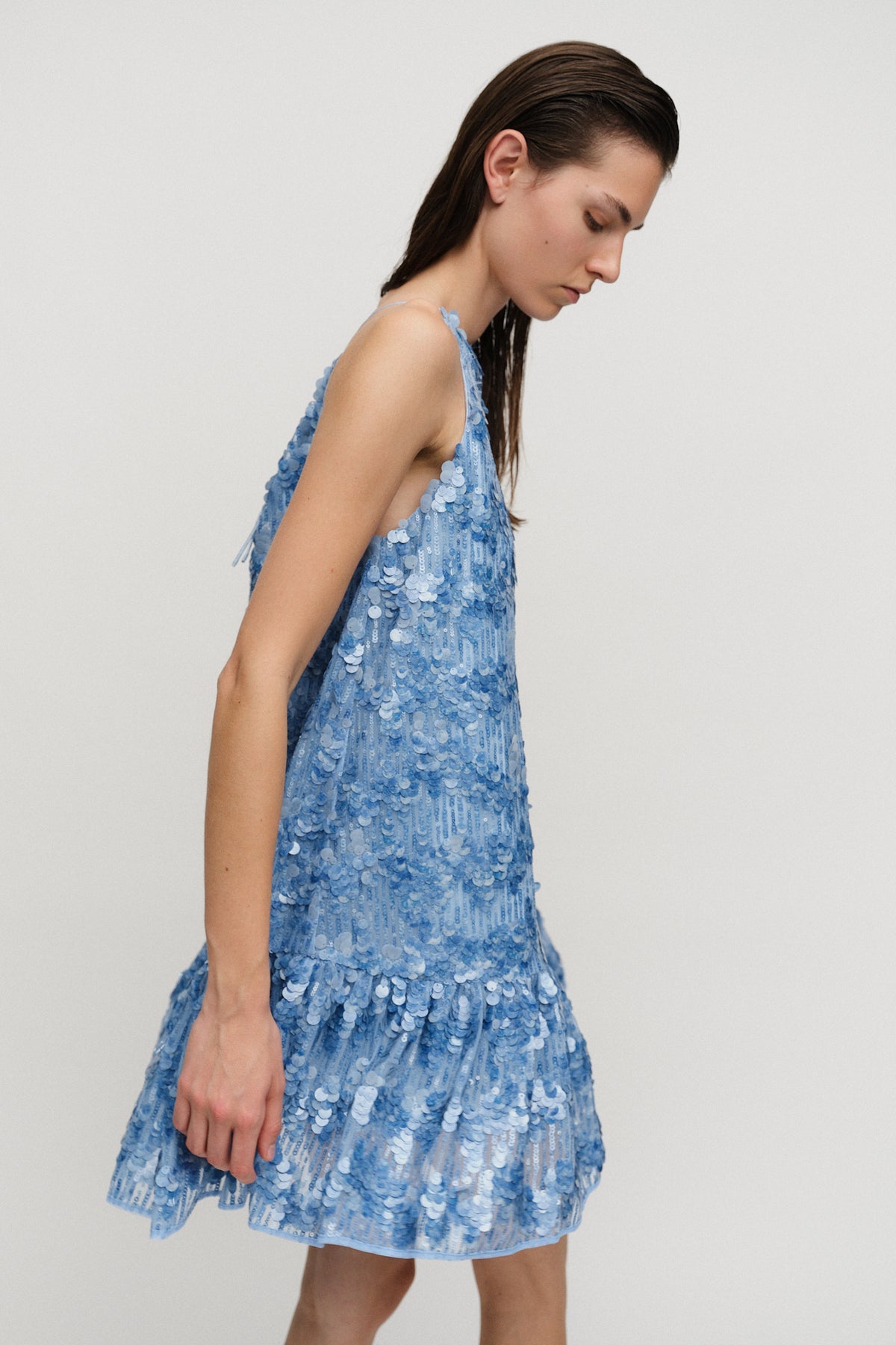 Marie Dress Azure Blue