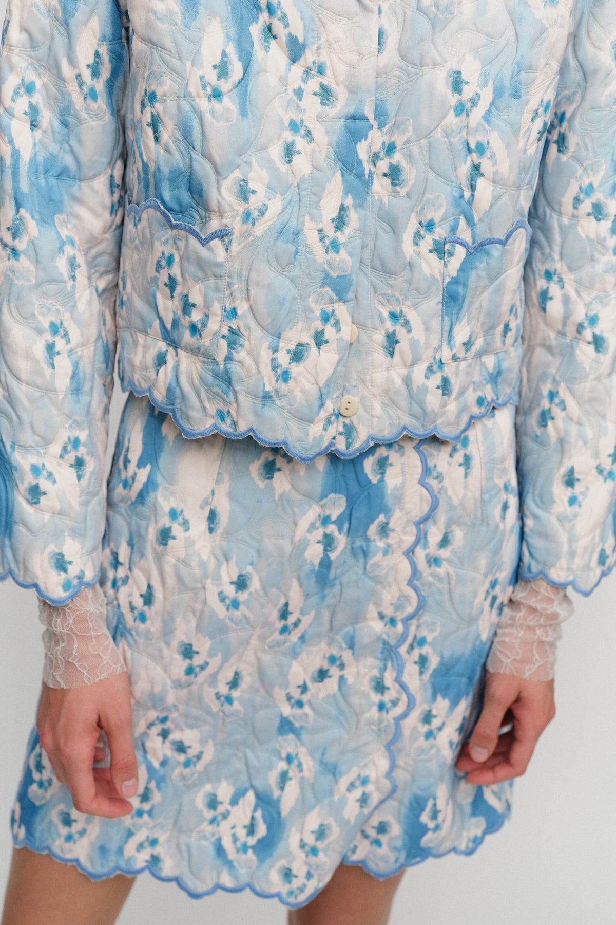 Irene Skirt Azure Blue