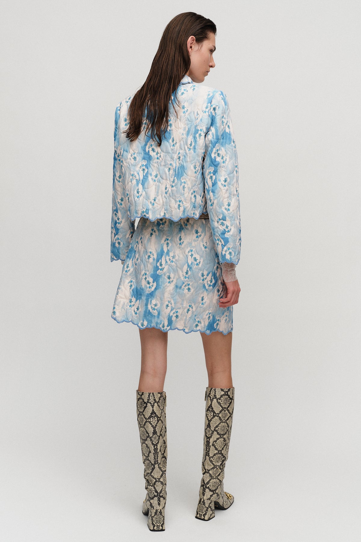 Irene Skirt Azure Blue