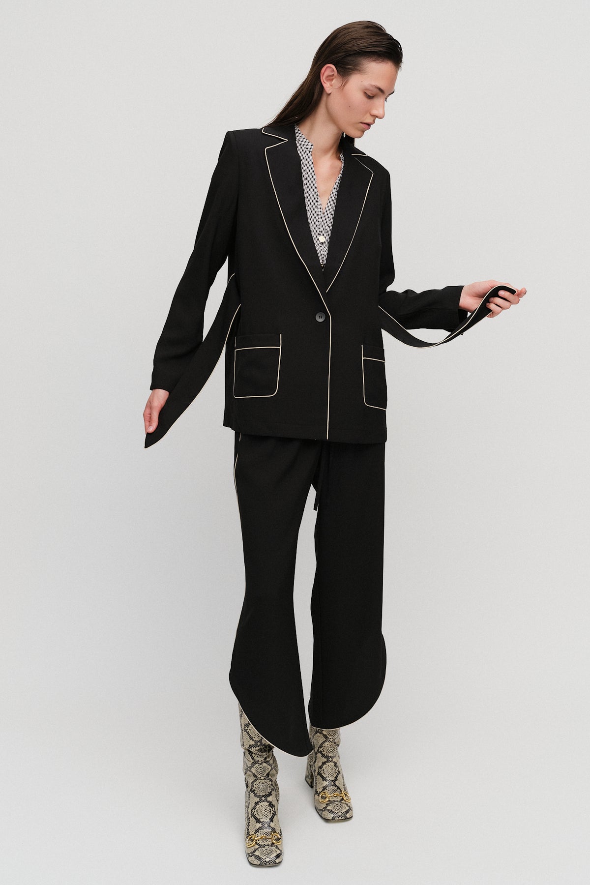 Sybille Culotte Pants Black