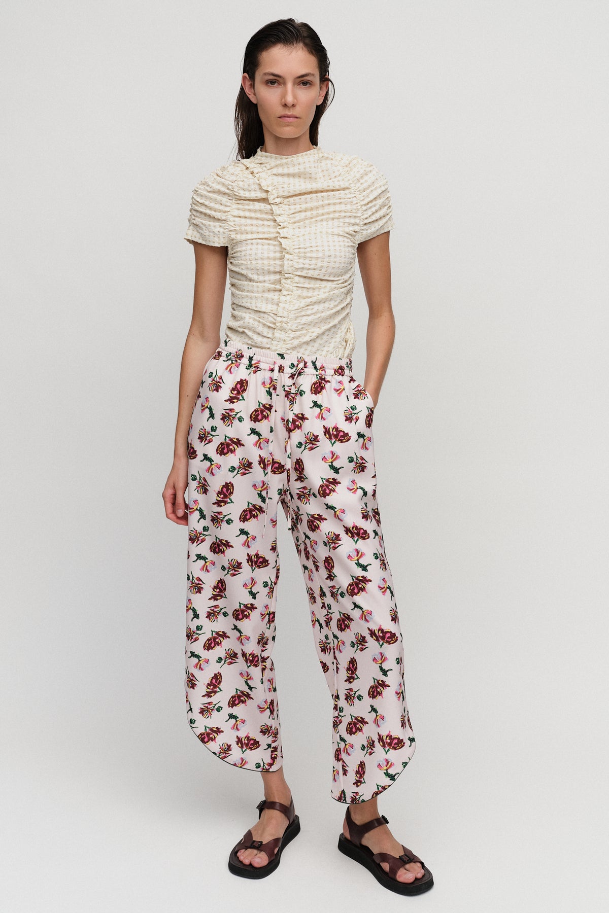Sybille Culotte Pants Cloudy Pink