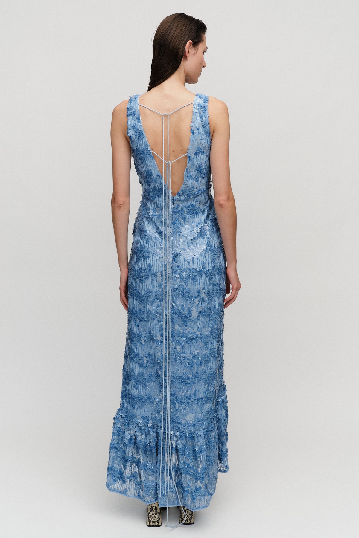 Virginie Dress Azure Blue