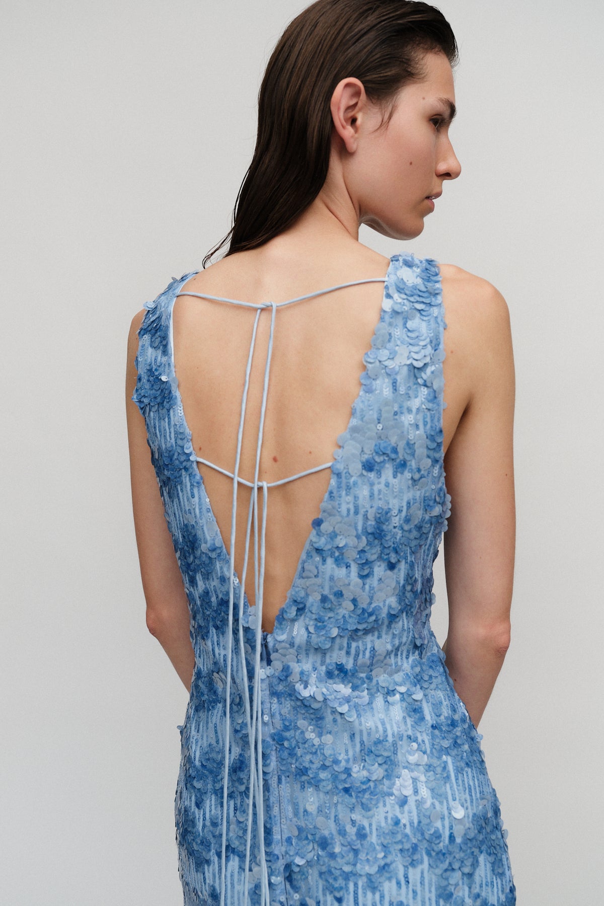 Virginie Dress Azure Blue