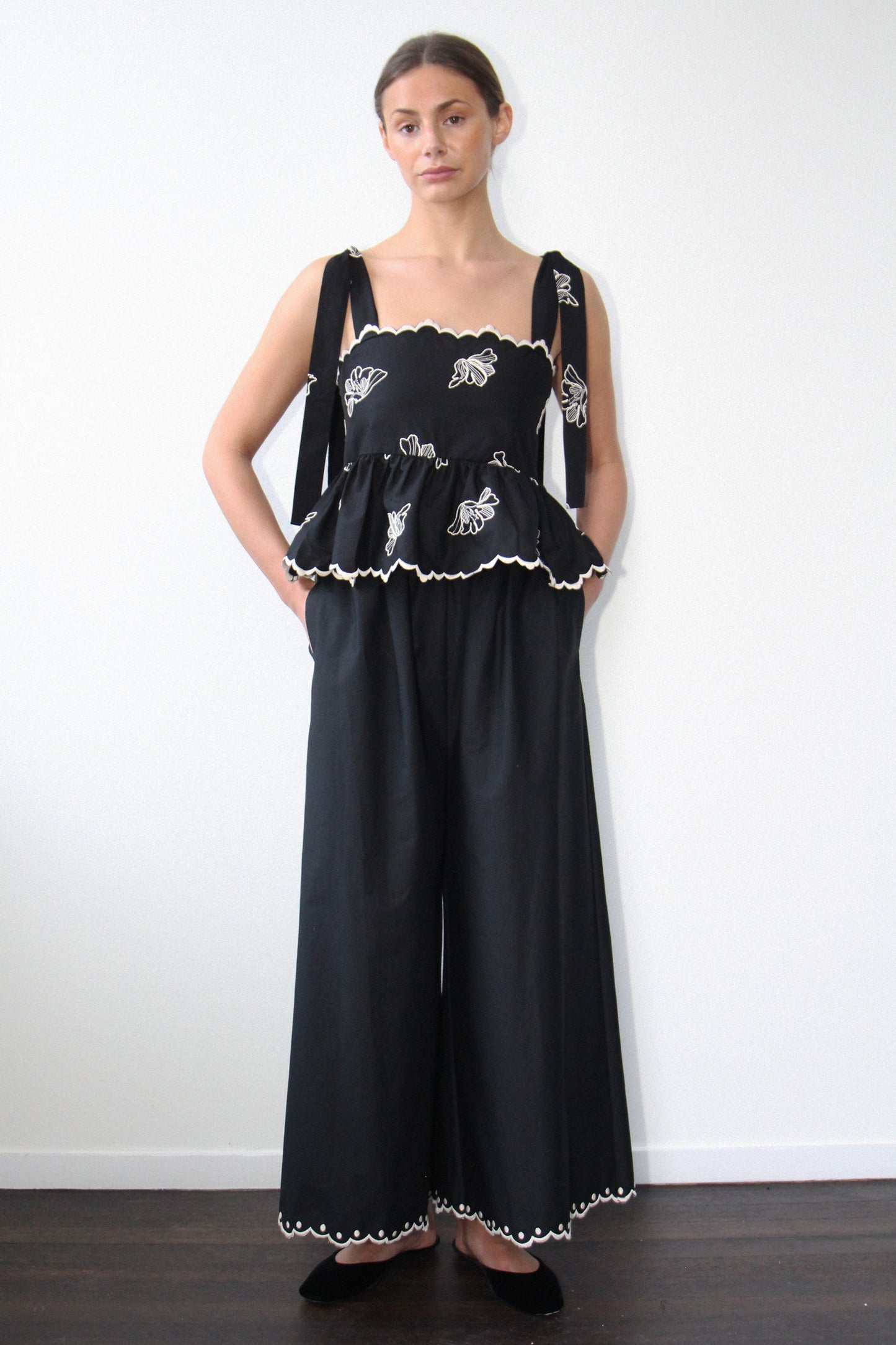 Gabriella Top - Cotton Embroidery