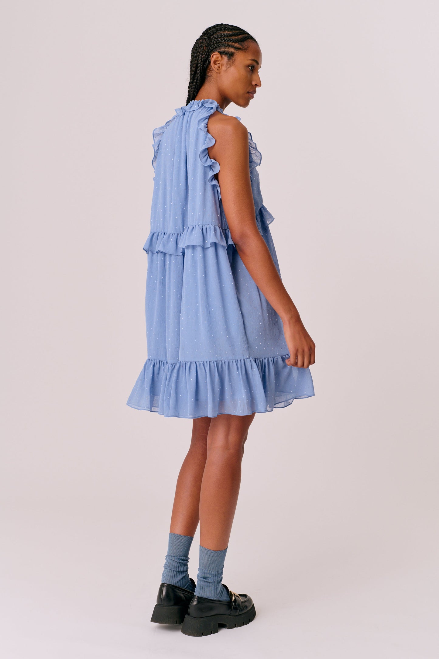 Sasha Dress - Lavender Blue