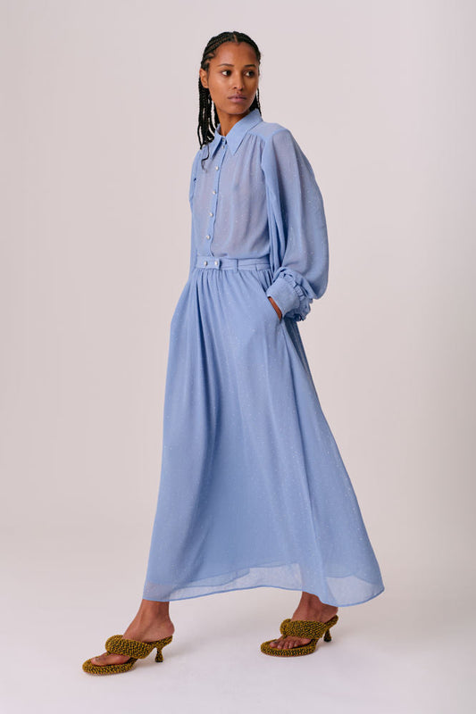 Claudia Skirt - Lavender Blue