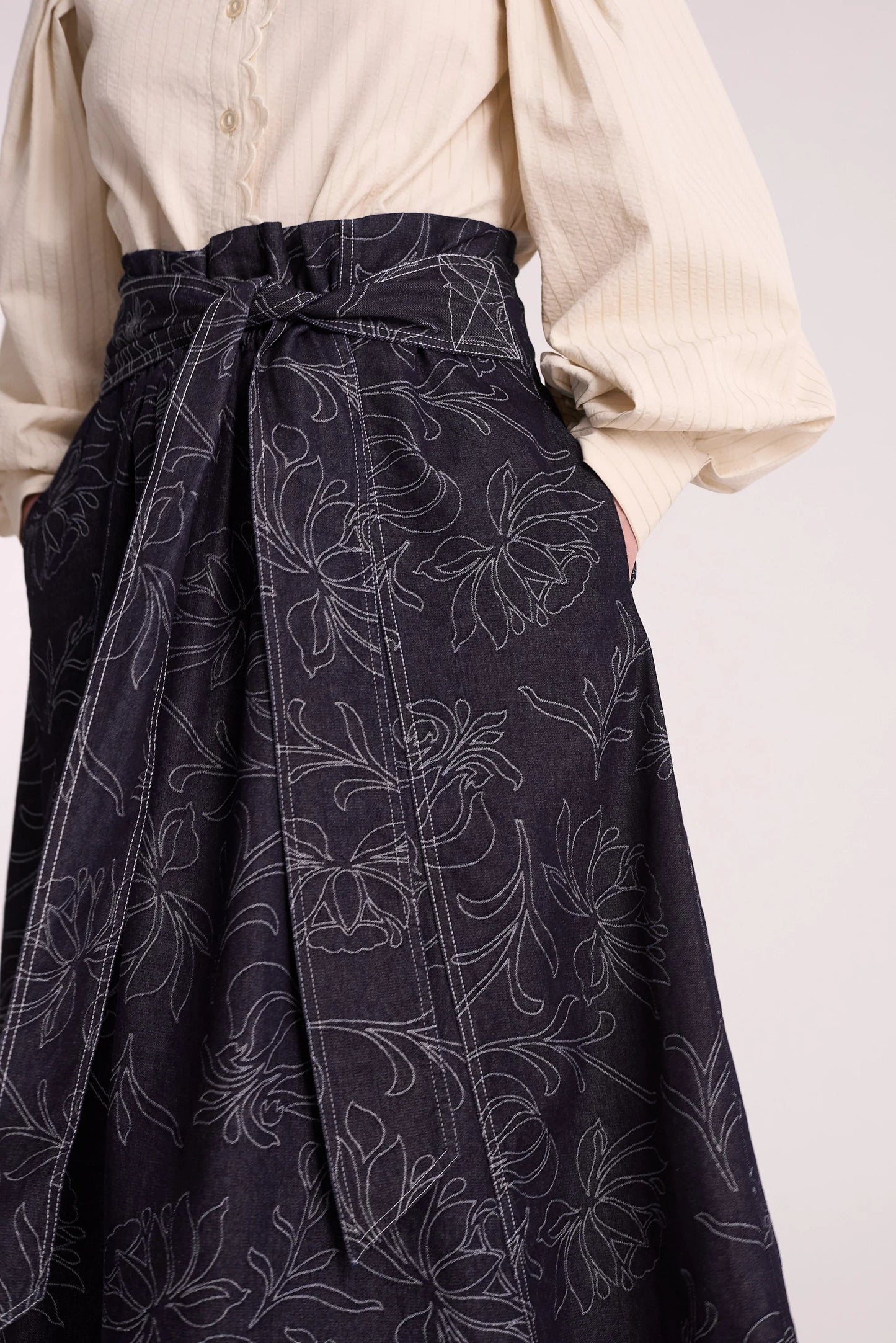 Hadley Skirt Dark Blue Denim